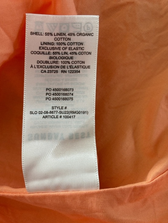 Aritzia Sunday Best Linen Blend Hadley Floral Puff Sleeve Babydoll Mini Dress XL - Picture 8 of 12